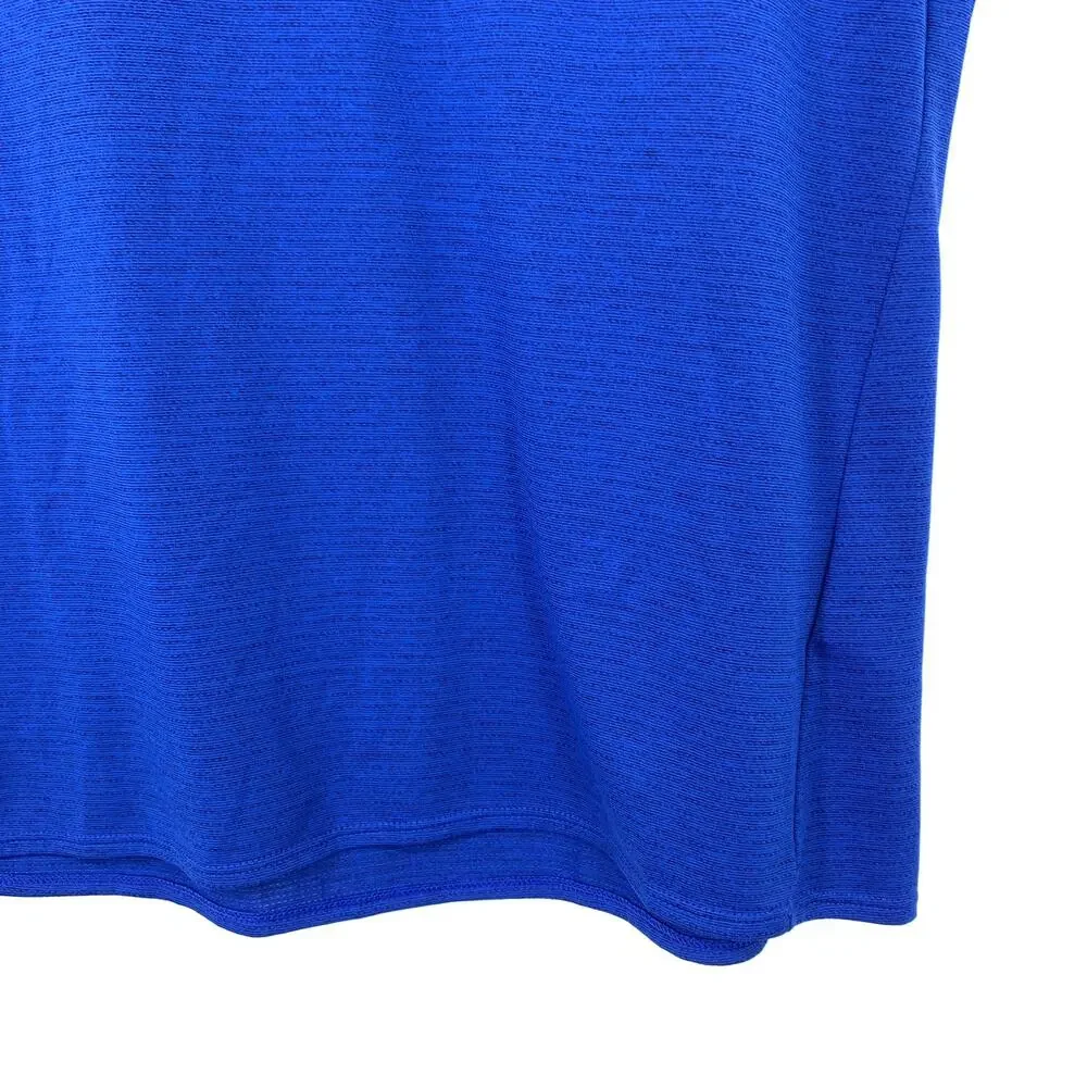 Adidas Short Sleeve Crew Neck Activewear T-Shirt Mens Size Medium Blue